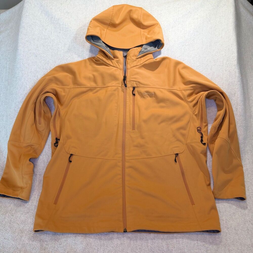 Sitka Jetstream Ochre Hunting Jacket XL Gortex Windstopper GORPcore Free Ship